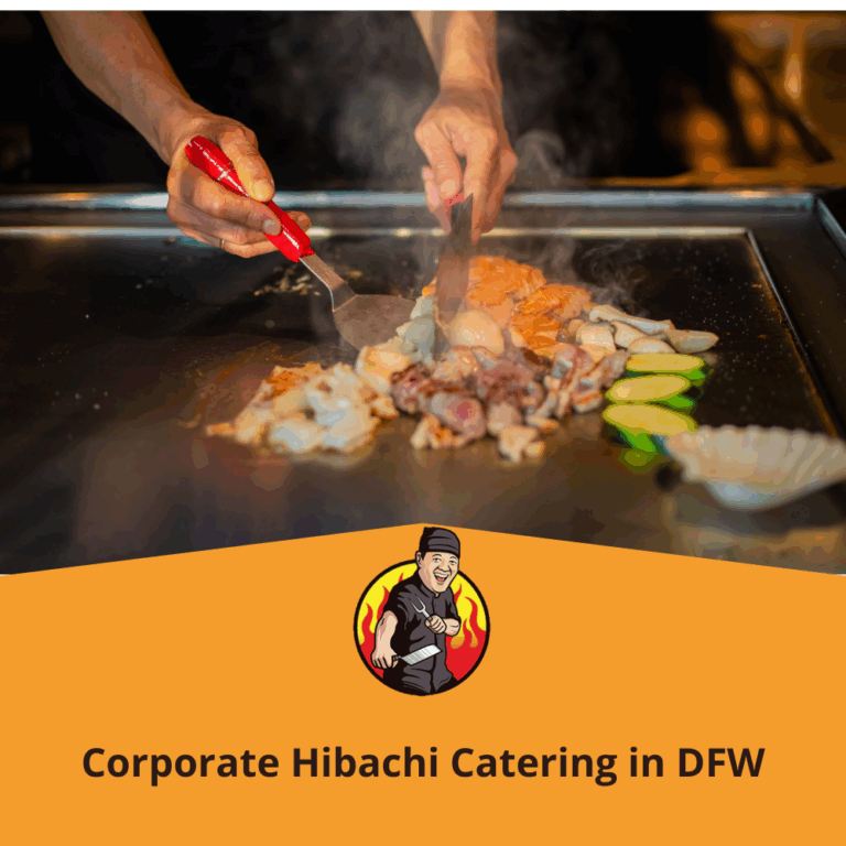 corporate hibachi catering in dfw