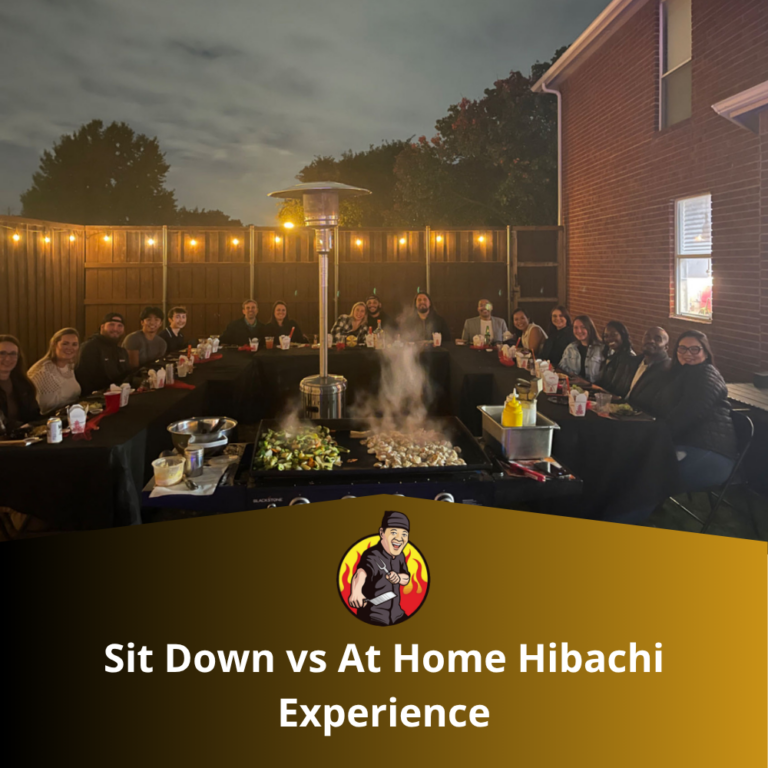 Sit Down vs At Home Hibachi Experience